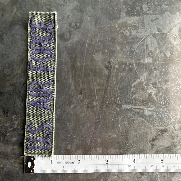 U.S. AIR FORCE embroidered tape patch - Vintage - Picture 9 of 10